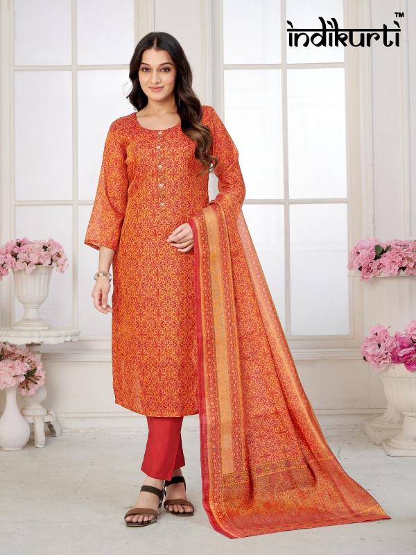 shanaya indikurti tissue readymade classic combo set churidar salwar suit
