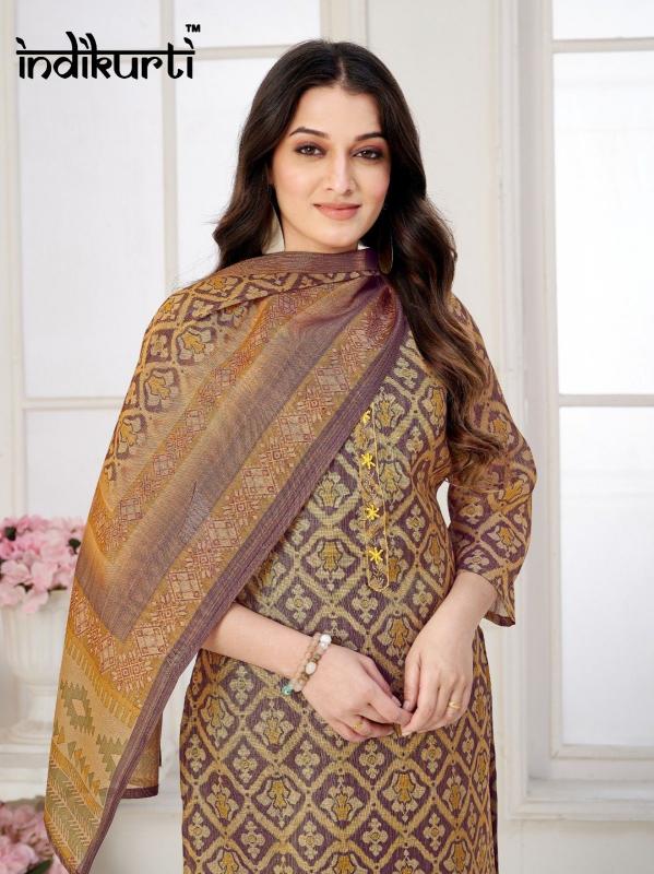 shanaya indikurti tissue readymade classic combo set churidar salwar suit