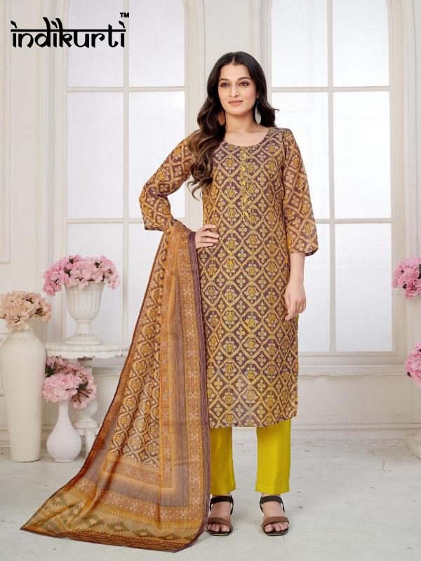 shanaya indikurti tissue readymade classic combo set churidar salwar suit