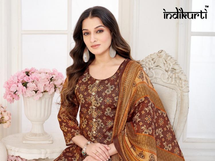 shanaya indikurti tissue readymade classic combo set churidar salwar suit
