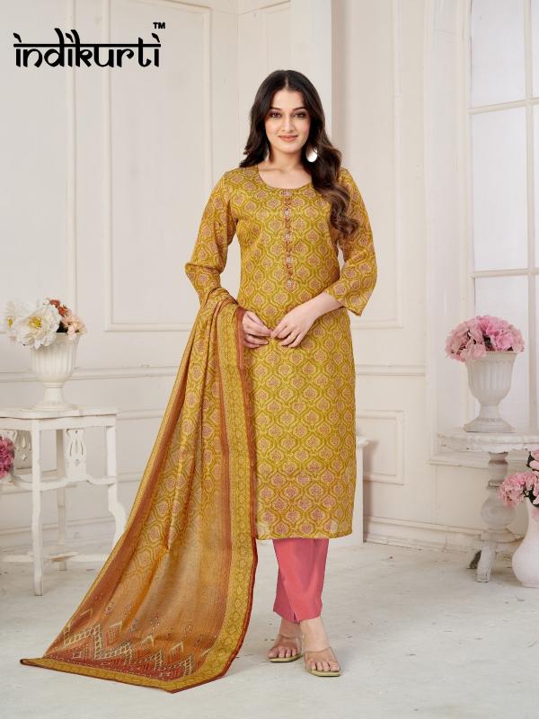 shanaya indikurti tissue readymade classic combo set churidar salwar suit