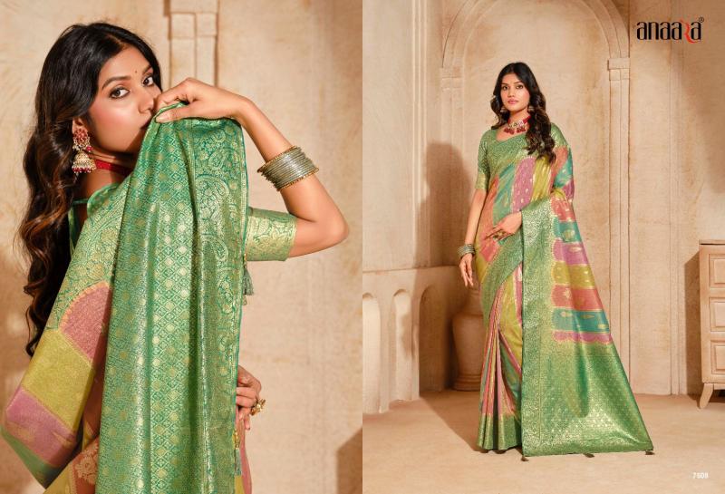 anaara 7500 by tathastu silk attractive look best sarees online 