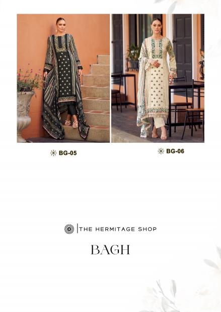 BAGH VOL 2 BY THE HERMITAGE JAM SATIN FANCY DRESS MATERIALS