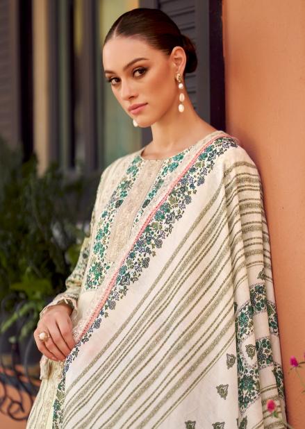 BAGH VOL 2 BY THE HERMITAGE JAM SATIN FANCY DRESS MATERIALS