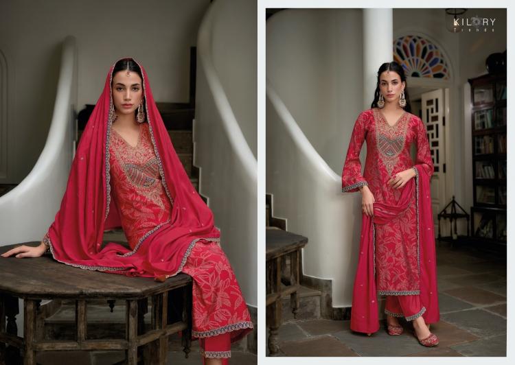 kilory the story of bandhej viscose modal silk exclusive 3pcs for every occasion