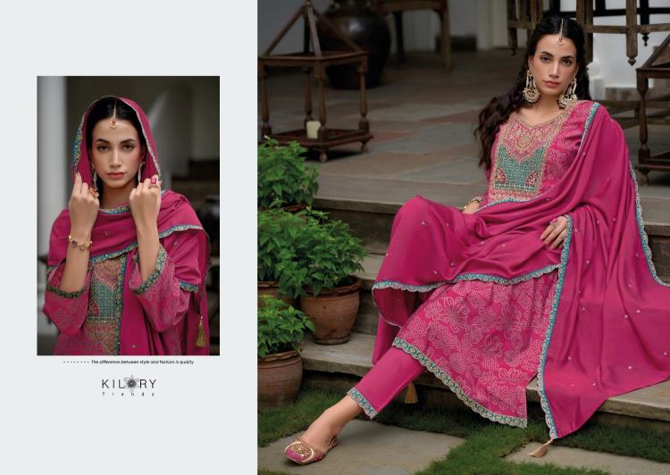 kilory the story of bandhej viscose modal silk exclusive 3pcs for every occasion