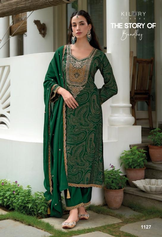 kilory the story of bandhej viscose modal silk exclusive 3pcs for every occasion