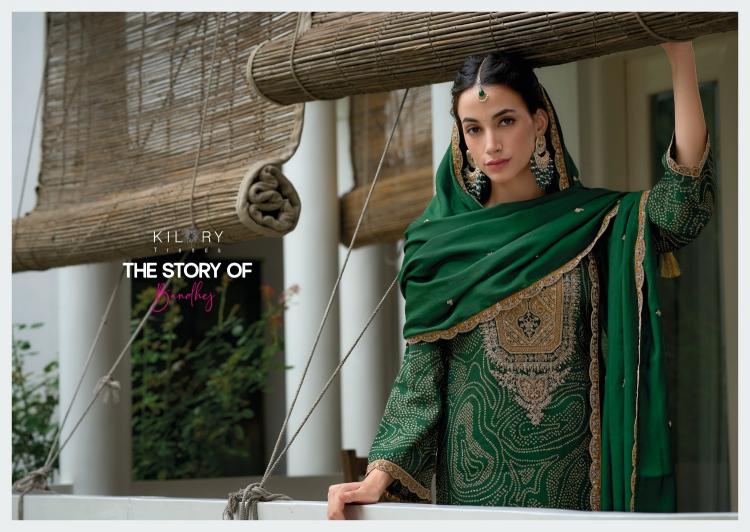 kilory the story of bandhej viscose modal silk exclusive 3pcs for every occasion