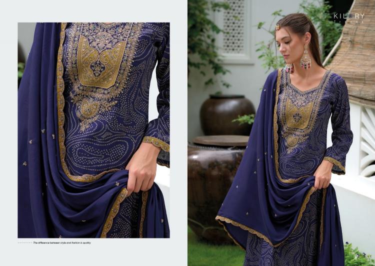 kilory the story of bandhej viscose modal silk exclusive 3pcs for every occasion