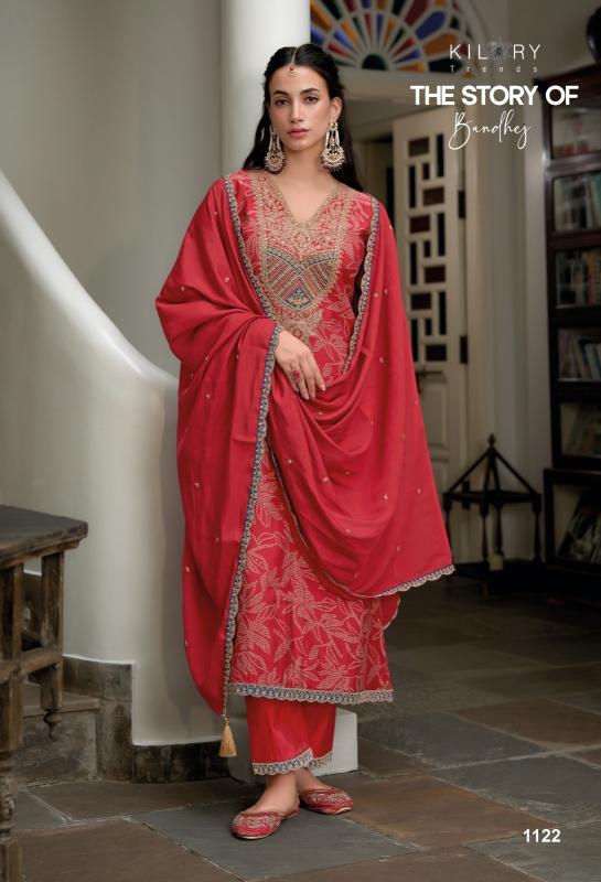 kilory the story of bandhej viscose modal silk exclusive 3pcs for every occasion