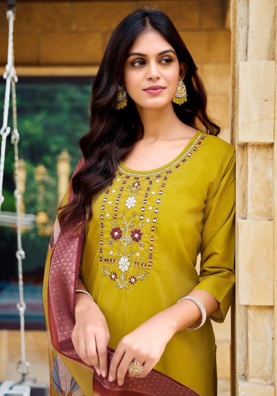 fitoor vol 2 by vaniska colourpix readymade roman simar classic plush size 3pcs dress