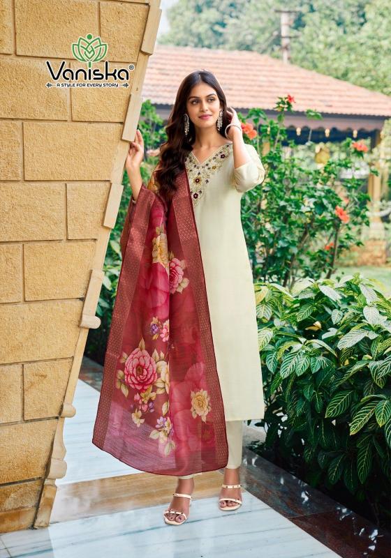 fitoor vol 2 by vaniska colourpix readymade roman simar classic plush size 3pcs dress