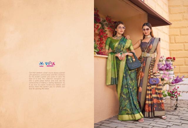 vipul launch verna silk 87102-87109 luxurious silk sarees for women