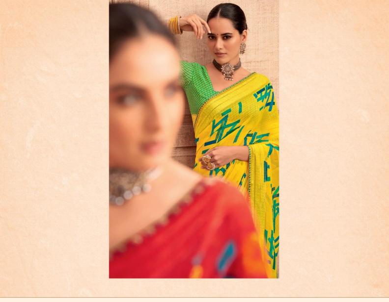 shivani vol 1 by vipul colour addition georgette saree supplier 