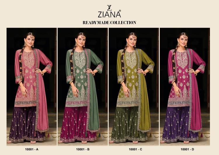 10001 by ziana fully stitch designs colors fashionable pakistani suit 