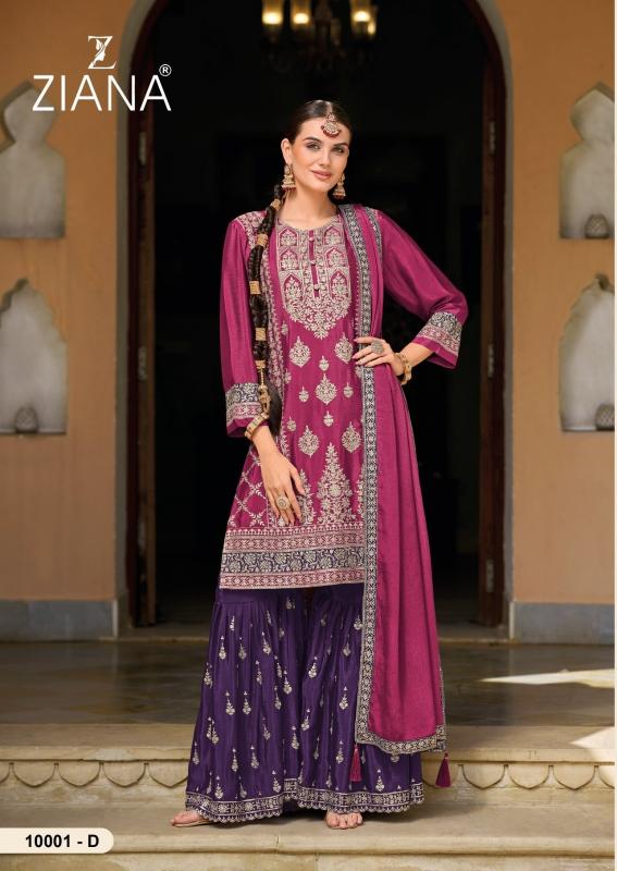 10001 by ziana fully stitch designs colors fashionable pakistani suit 