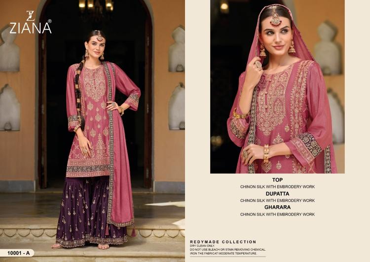 10001 by ziana fully stitch designs colors fashionable pakistani suit 