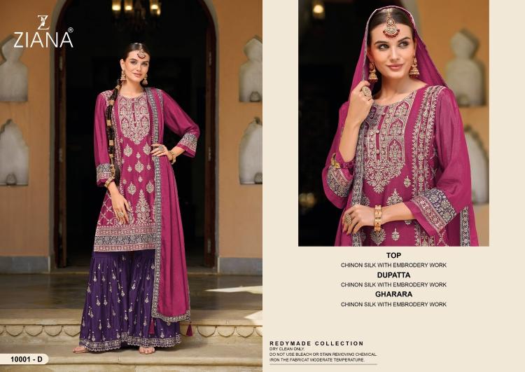10001 by ziana fully stitch designs colors fashionable pakistani suit 