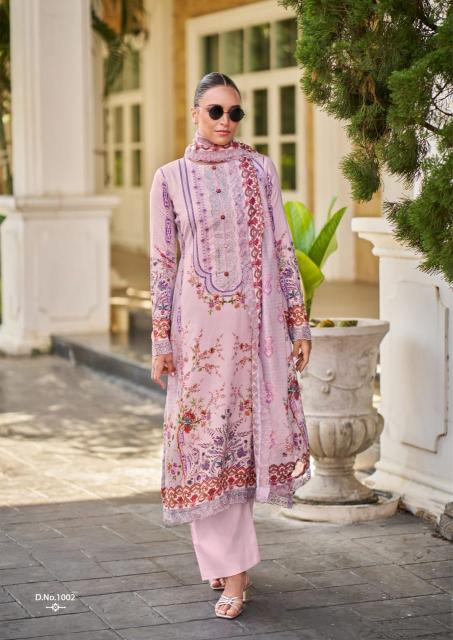 the hermitage binsaeed originals jam satin daily wear pakistani  dress material 