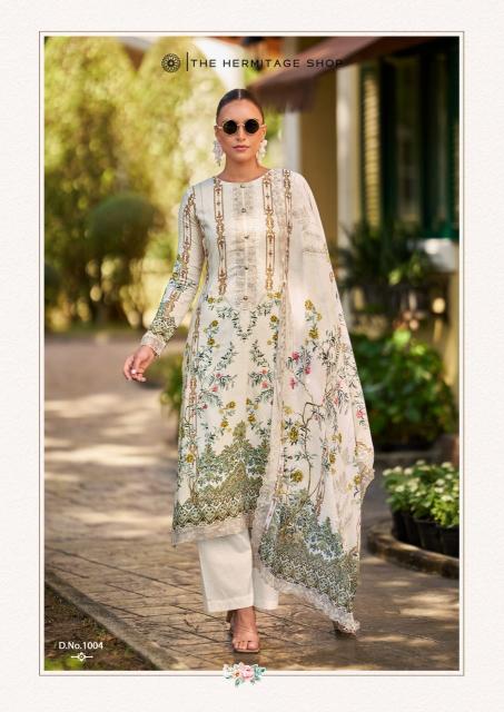 the hermitage binsaeed originals jam satin daily wear pakistani  dress material 