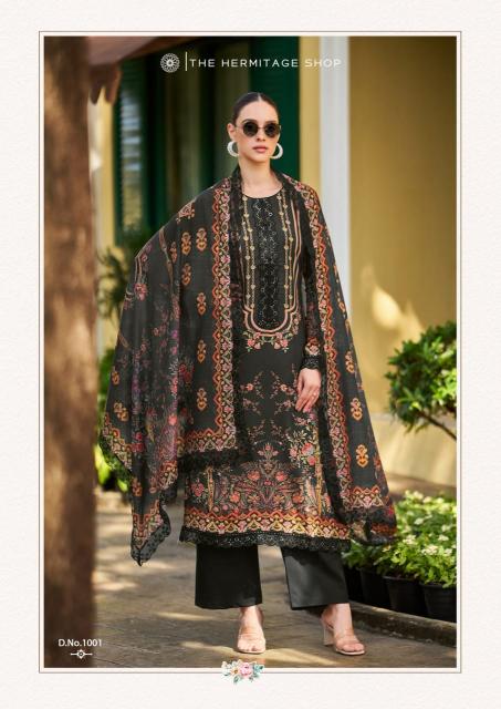 the hermitage binsaeed originals jam satin daily wear pakistani  dress material 