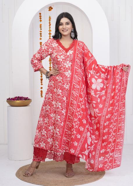 HERITAGE ANARKALI READYMADE SUITS SUMMER