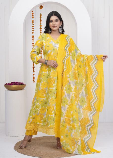 HERITAGE ANARKALI READYMADE SUITS SUMMER