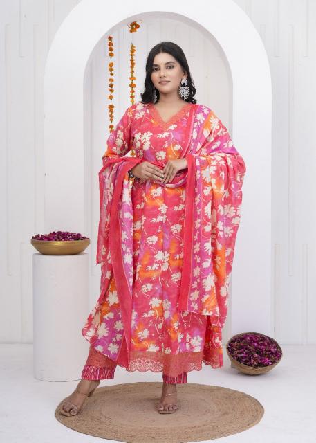 HERITAGE ANARKALI READYMADE SUITS SUMMER