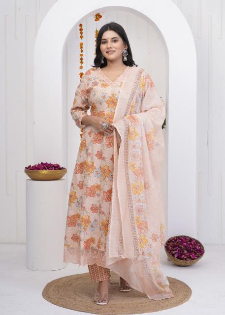 HERITAGE ANARKALI READYMADE SUITS SUMMER