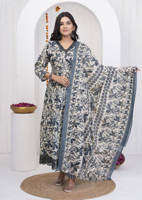 HERITAGE ANARKALI READYMADE SUITS SUMMER