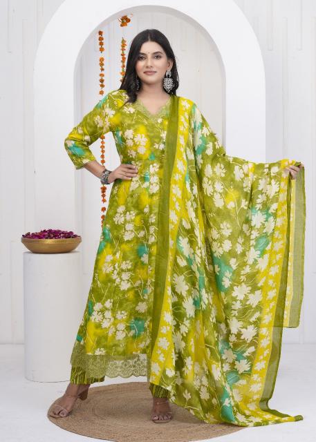 HERITAGE ANARKALI READYMADE SUITS SUMMER