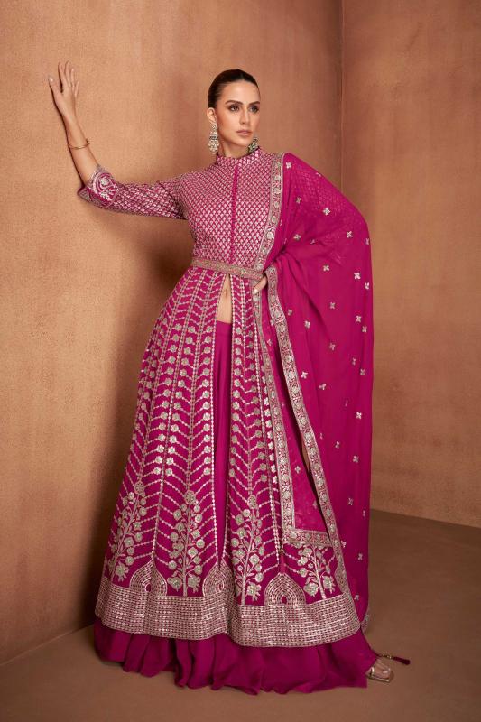gulkayra designer khwab georgette exclusive design fully stitch gown style 3pcs dress
