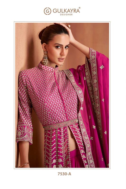 gulkayra designer khwab georgette exclusive design fully stitch gown style 3pcs dress