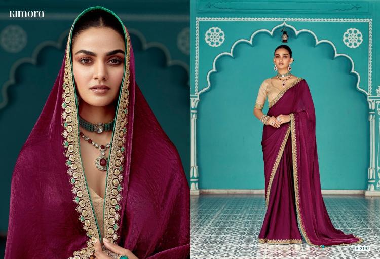 amber by kimora 2191-2201 fancy luxurious silk sarees for women