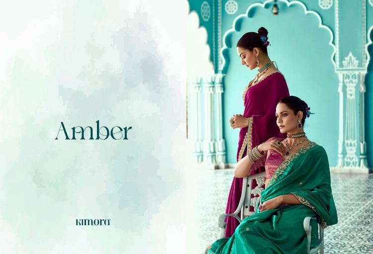 amber by kimora 2191-2201 fancy luxurious silk sarees for women