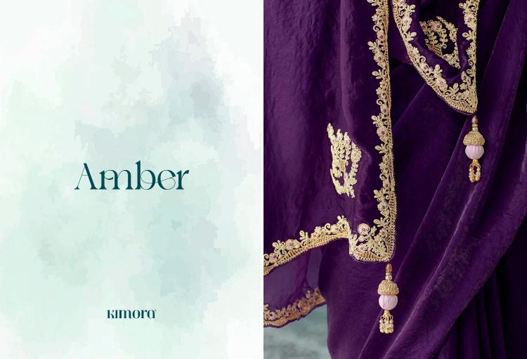 amber by kimora 2191-2201 fancy luxurious silk sarees for women