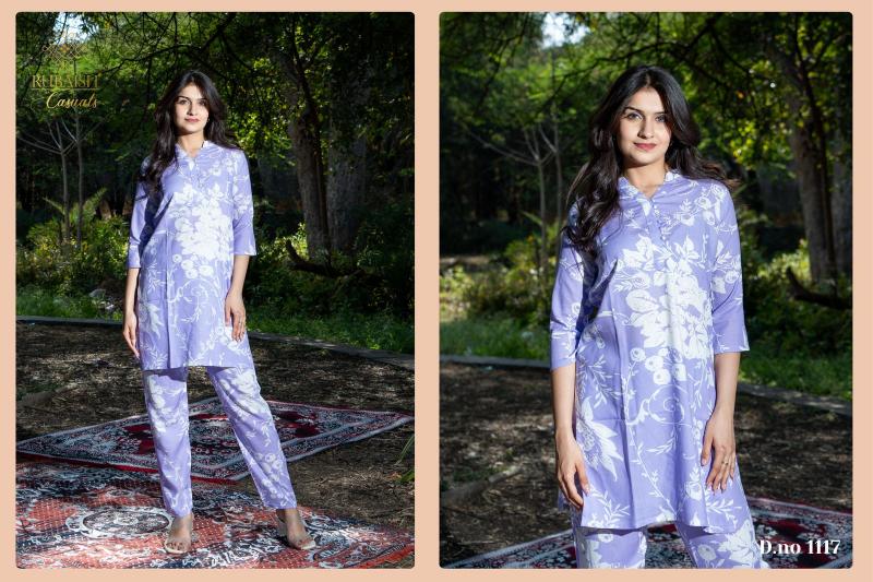 pr 1118-1122 readymade rayon stylish plus size co-ord sets online 