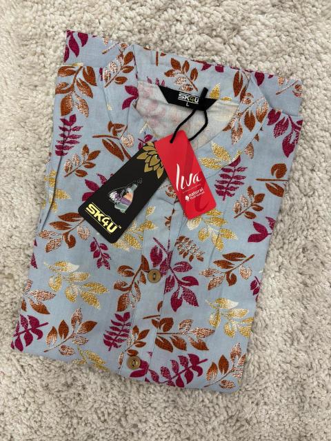 sk4u liva tag color pattern rayon combo fancy fullstitch long kurti online 