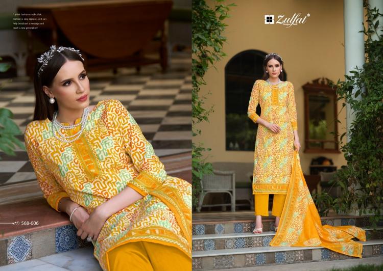 zulfat tahira cotton classic look full stitch plus size salwar kameez online 