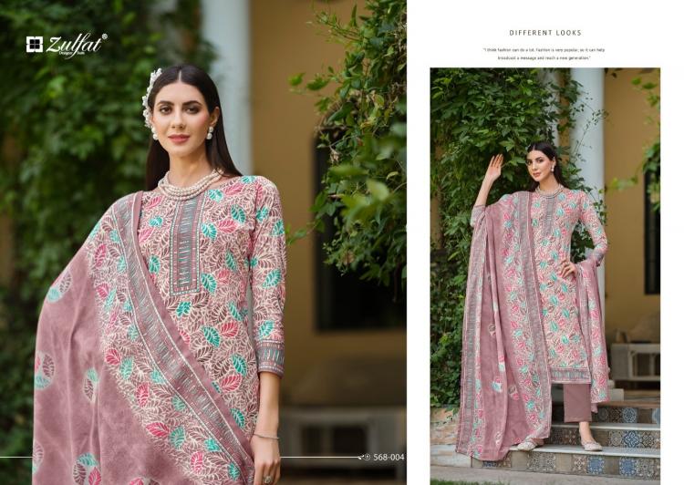 zulfat tahira cotton classic look full stitch plus size salwar kameez online 