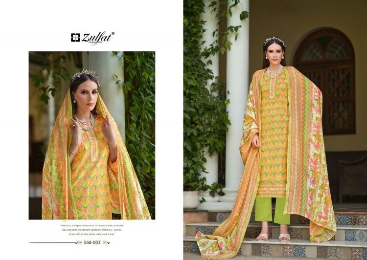 zulfat tahira cotton classic look full stitch plus size salwar kameez online 