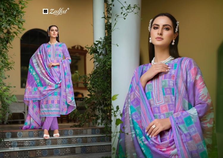 zulfat tahira cotton classic look full stitch plus size salwar kameez online 