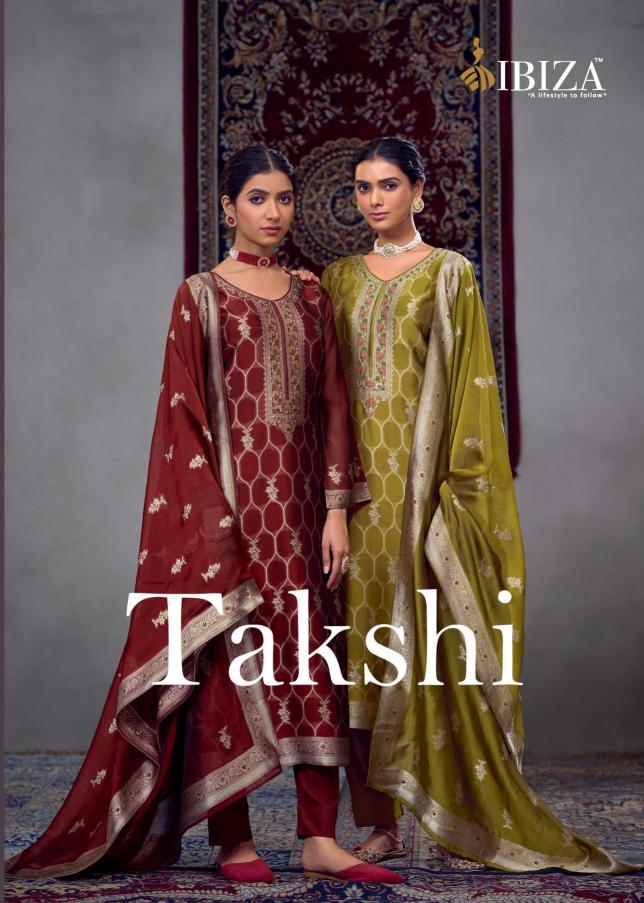 ibiza takshi banglory silk fashionable design salwar kameez 
