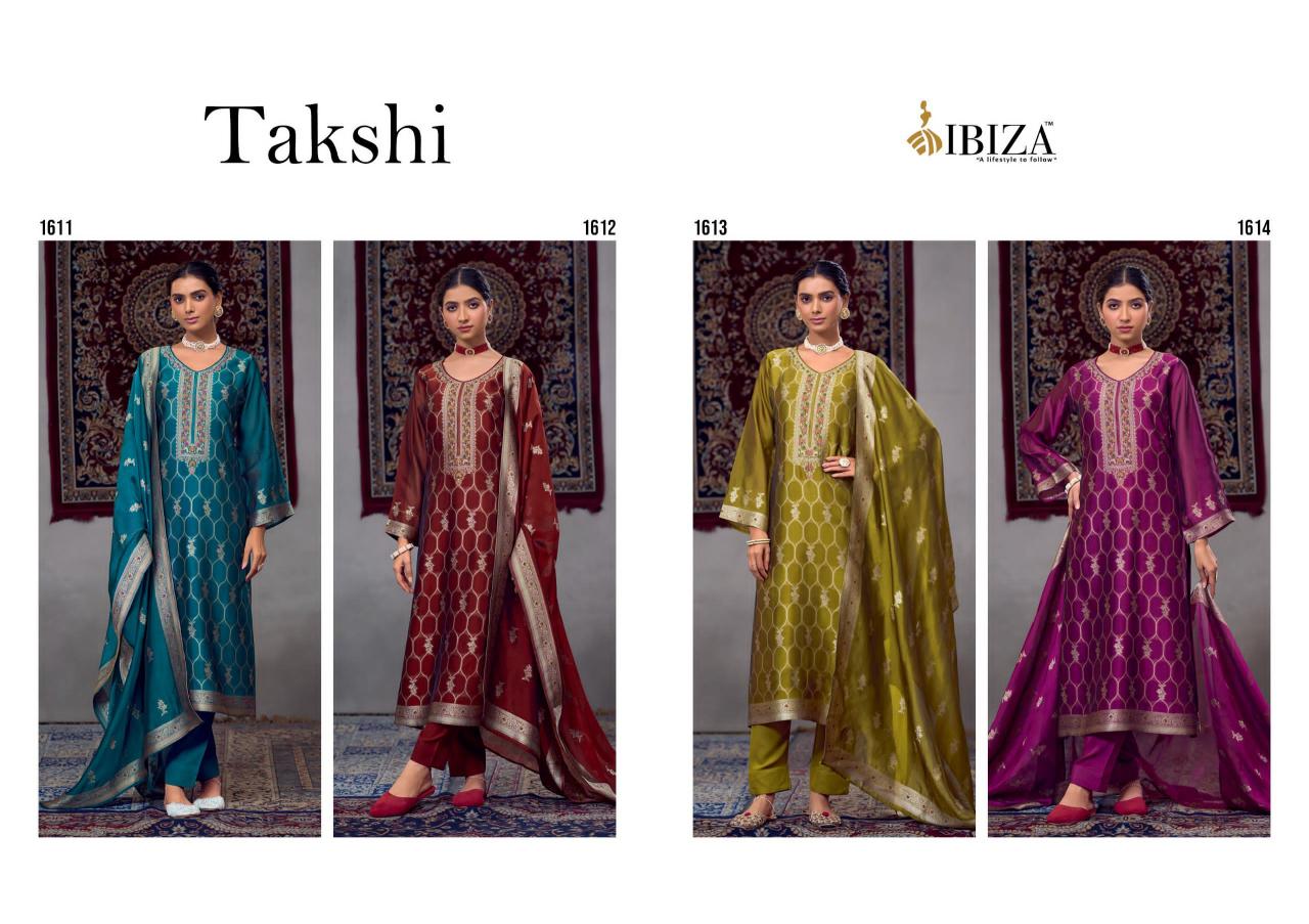 ibiza takshi banglory silk fashionable design salwar kameez 