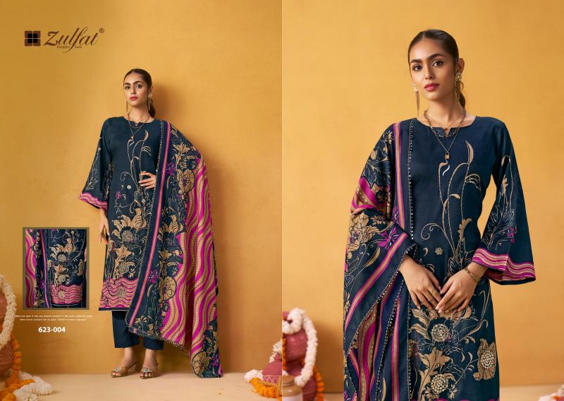 raabta vol 2 by zulfat designer jam cotton readymade plus size 3pcs dress 