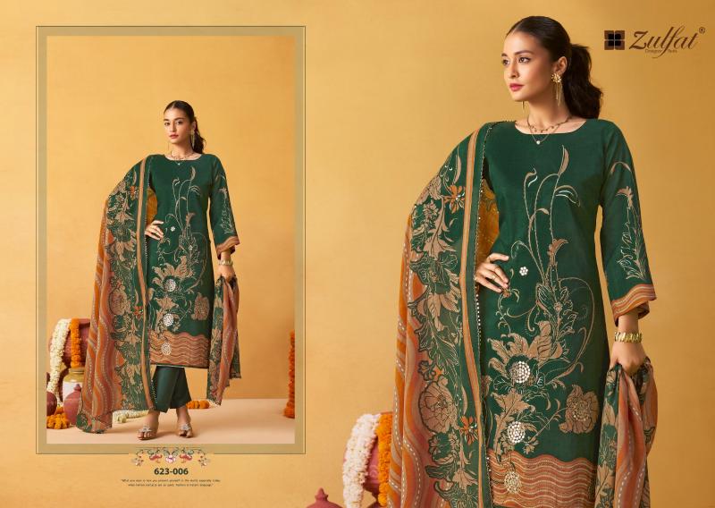 raabta vol 2 by zulfat designer jam cotton readymade plus size 3pcs dress 