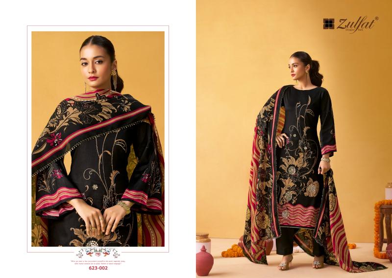 raabta vol 2 by zulfat designer jam cotton readymade plus size 3pcs dress 