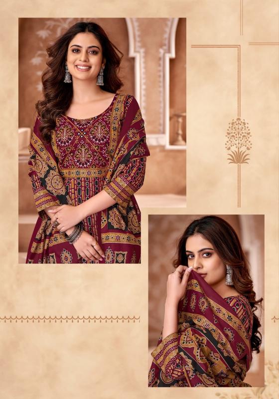 mayur creation ajarakh vol 6 full stitch cotton comfortable big size dress 