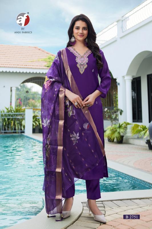 anju fab b 2751 full stitch modal silk shop trendy plus size combo 3pcs dress