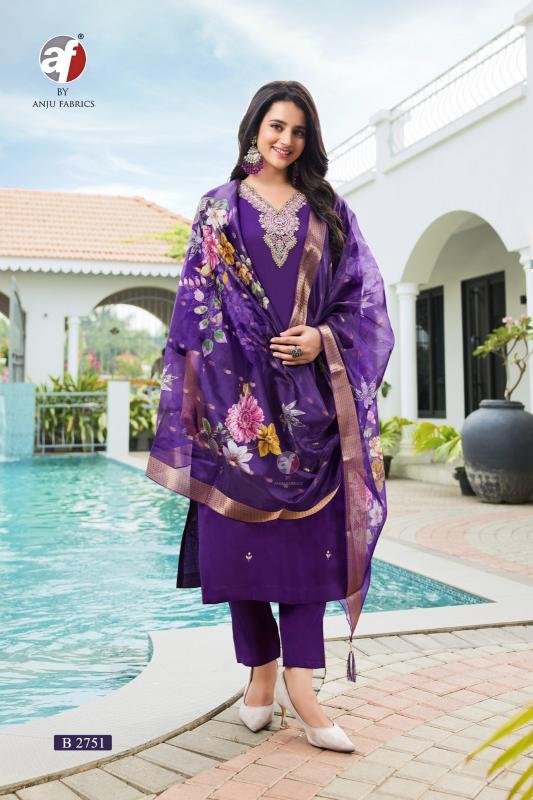 anju fab b 2751 full stitch modal silk shop trendy plus size combo 3pcs dress